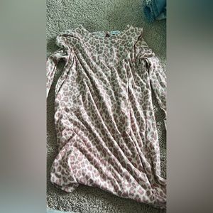 Dress by love fire size. Medium pink leopard